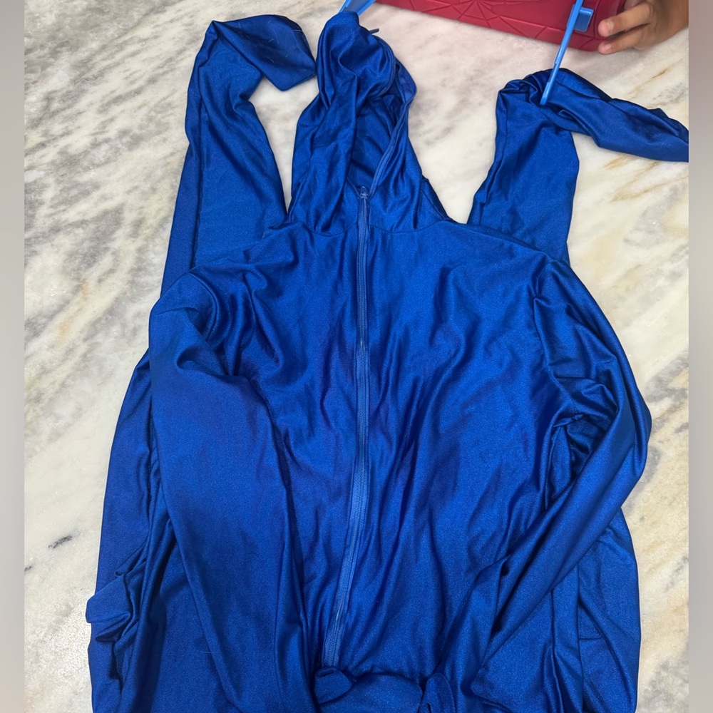 Blue Morphsuits Costume kids size medium 10/12